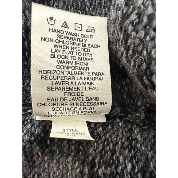 Sigrid Olsen Sport Vtg gray sleeveless knit top embroidered neck size M #35-1881 - Picture 4 of 5